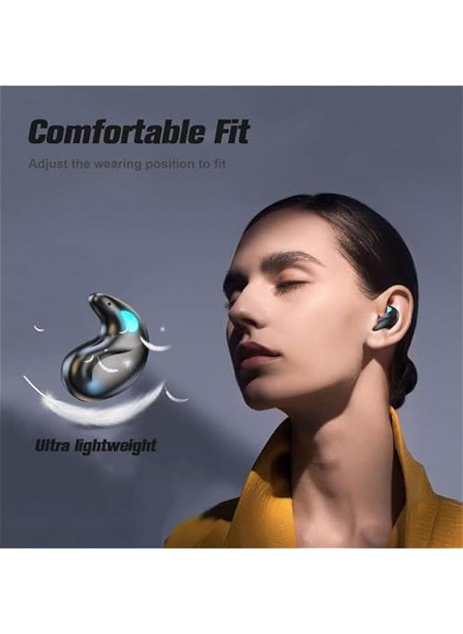 Generic - Sleep Hidden Headphones Wireless Invisible Earbuds for Sleeping Sleep Tiny Earbuds for Side Sleepers Headphone to Sleep in Tiny Smallest Invisible Earbuds Earphones for Sleeping - Image 1