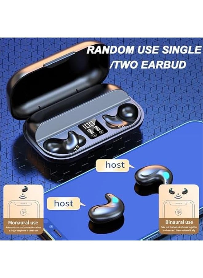 Generic - Sleep Hidden Headphones Wireless Invisible Earbuds for Sleeping Sleep Tiny Earbuds for Side Sleepers Headphone to Sleep in Tiny Smallest Invisible Earbuds Earphones for Sleeping - Image 1