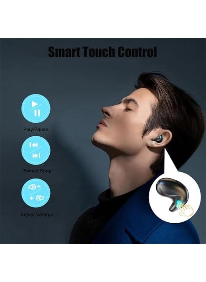 Generic - Sleep Hidden Headphones Wireless Invisible Earbuds for Sleeping Sleep Tiny Earbuds for Side Sleepers Headphone to Sleep in Tiny Smallest Invisible Earbuds Earphones for Sleeping - Image 1