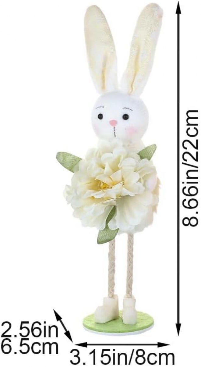 Sanfly Easter Bunny Figurines 3dn Colorful Rabbit Ornament Cute Decorative Rabbit Decorations Indoor Holiday Decoration for Easter - Image 3