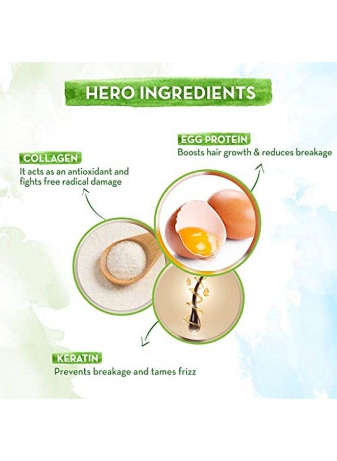 Mamaearth - Eggplex Shampoo For Strong Hair With Egg Protein & Collagen For Strength And Shine 250 Ml - Image 1