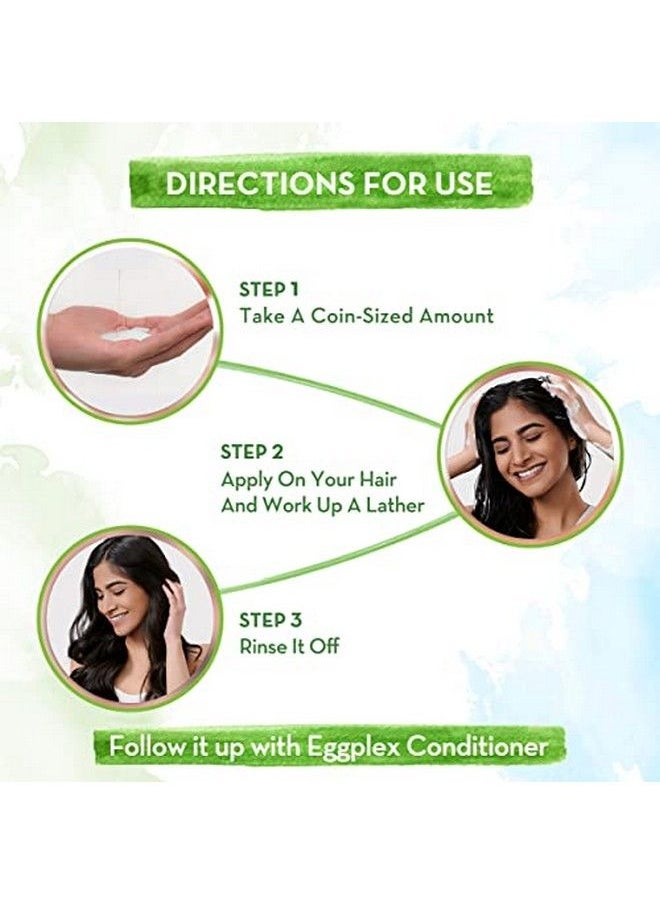 Mamaearth - Eggplex Shampoo For Strong Hair With Egg Protein & Collagen For Strength And Shine 250 Ml - Image 1