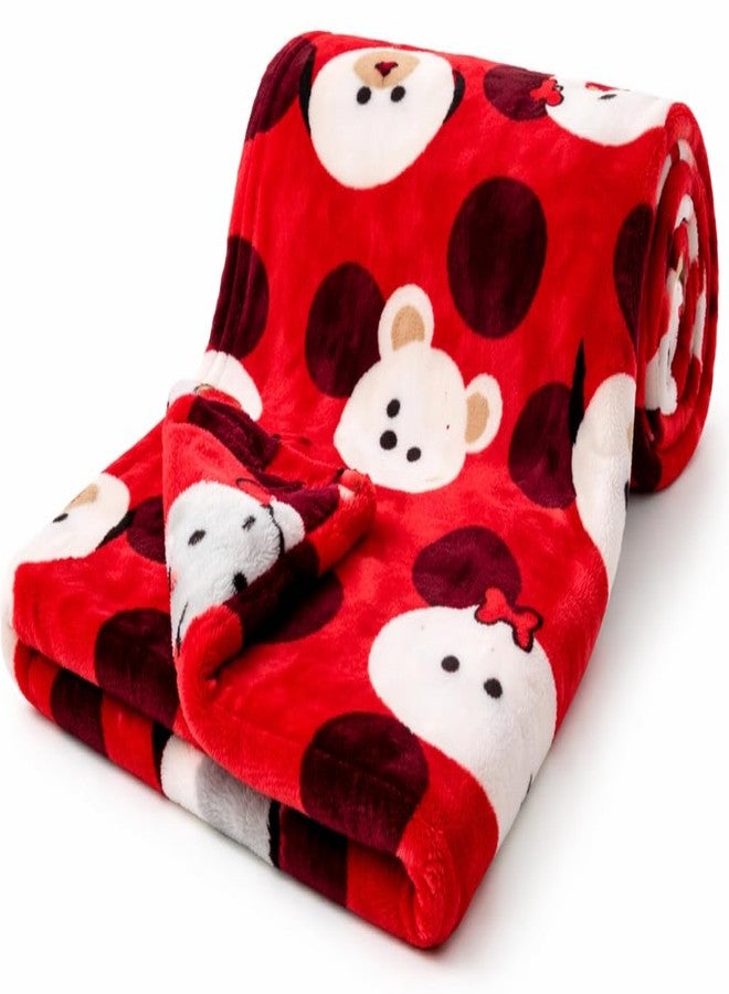 First Kick Soft Flannel Baby Bath Towel for Newborn (0–12 Months) | 100 x 75 cm Large Absorbent | Ultra Soft Quick Dry Infant Bath Wrap | Cute Cartoon Printed Baby Towel for Boys & Girls - Image 1