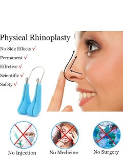 SYOSI Nose Shaper Lifter Clip, Nose Beauty Up Lifting Soft Safety Silicone Rhinoplasty  - Image 2