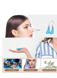 SYOSI Nose Shaper Lifter Clip, Nose Beauty Up Lifting Soft Safety Silicone Rhinoplasty  - Image 3
