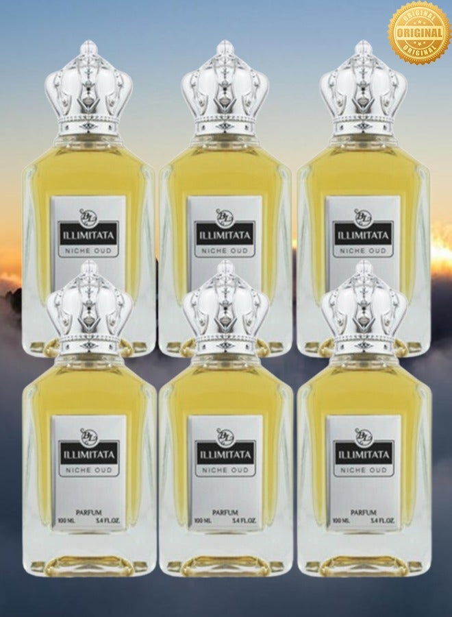 BL 6 Pieces Illimitata Niche Oud Parfum EDP 100ML - Image 1