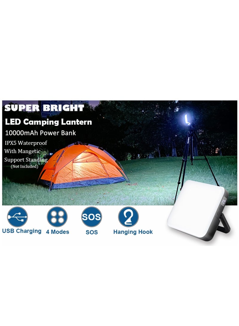 10000mAh Rechargeable Camping Lantern Portable Outdoor Camp Light Magnet Emergency Light Hanging Tent Bulb Powerful Work Lamp  - Image 2