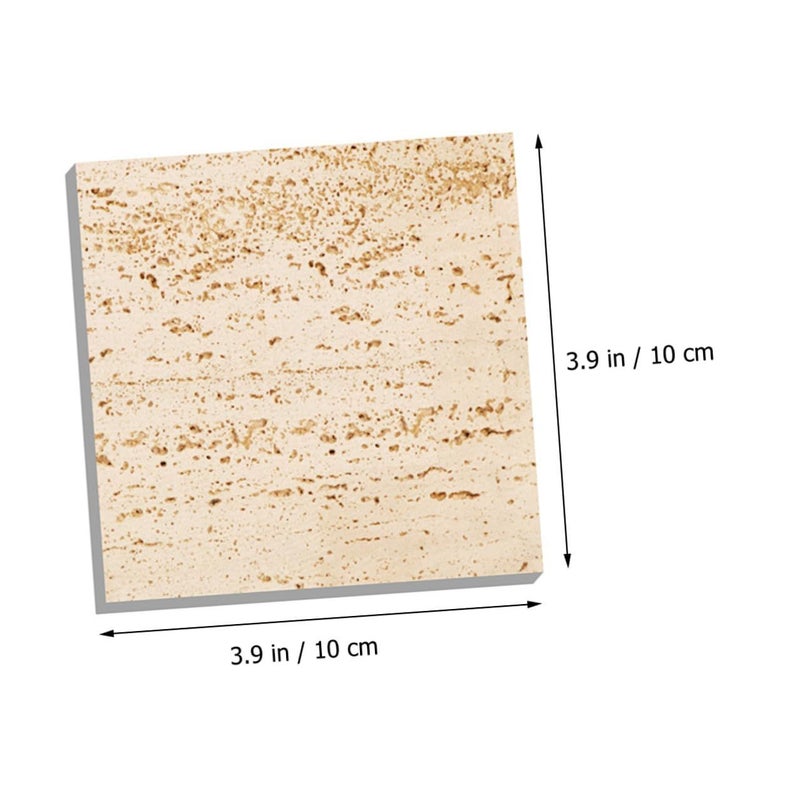 Natural Stone Jewelry Photo Prop 10x10cm Random Texture - Image 3