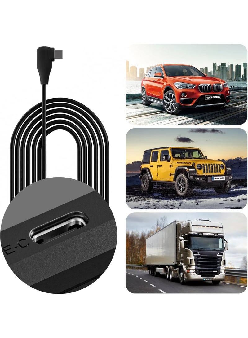 WOLFBOX USB C Acc Hardwire Kit for G840S/G900/G850/G930/i07/i17/X5, Hard Wire Car Charger Cable Kit 12V- 24V to 5V for Dash Cameras with Battery Drain Protection - Image 4