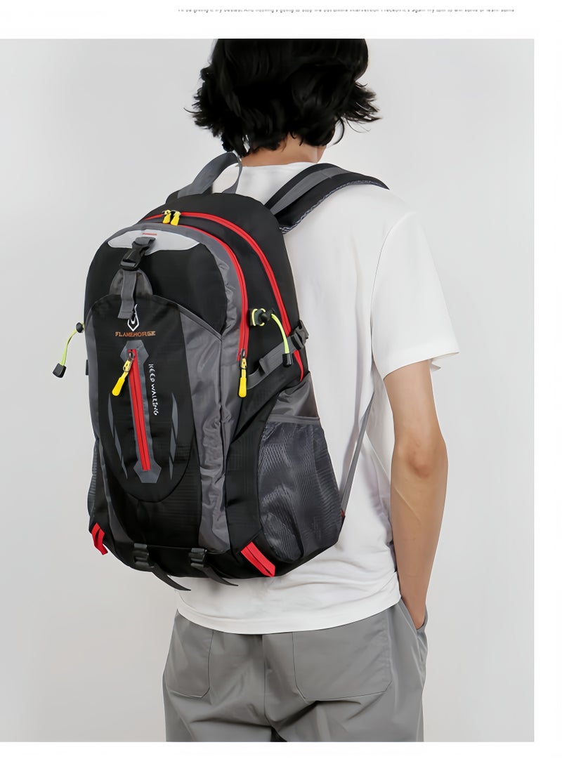 فليم هورس حقيبة تسلق الجبال المطورة، حقيبة ظهر للسفر، حقيبة ظهر خارجية، حقيبة رياضية ترفيهية، حقيبة ظهر مقاومة للماء - Image 3