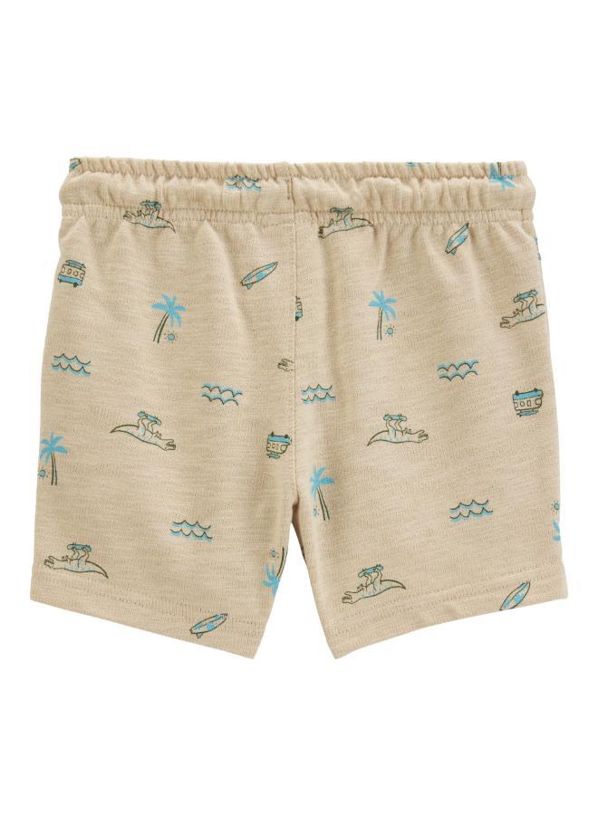 carter's toddler printed drawstring shorts - Image 2