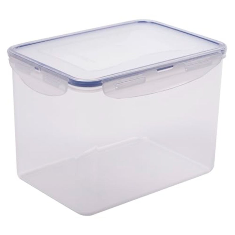 LOCK and LOCK Easy Essentials Food Storage lids/Airtight Plastic, containers, BPA Free, 14-Piece, Clear - Image 3