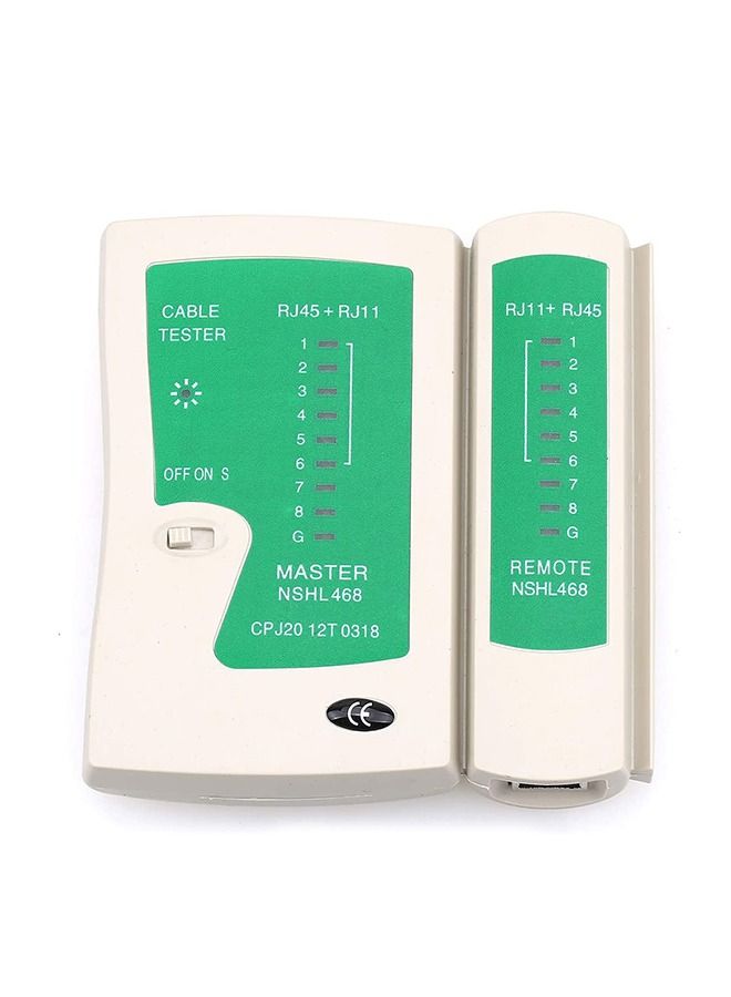 جهاز اختبار وتعقب اطراف الكابلات للتاكد من سلامة التوصيلات RJ11 – RJ45 / موديل 468 - Image 1