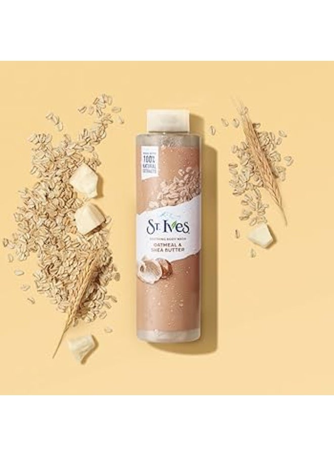 ST. Ives Oatmeal And Shea Butter Body Wash Moisturizing Body Wash For Sensitive And Dry Skin 650 ML
