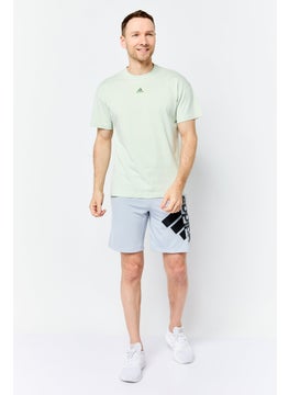 Adidas Men Sportswear Fit Short Sleeve Training T-Shirt, Sage Green  - Image 2
