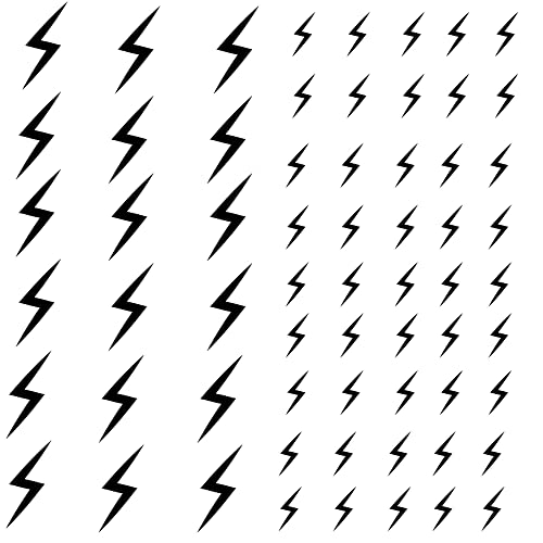 Dopetattoo Tattoonova 6 Sheets Temporary Tattoo Men Lightnings Party Favors Thunder Body Face Sleeve Number Fake Tattoos - Image 5