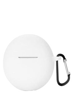 Generic Microsonic Oppo Enco Buds 2 Matte Silicone Case White [Enco Buds 2 Compatible Case - White]  - Image 1