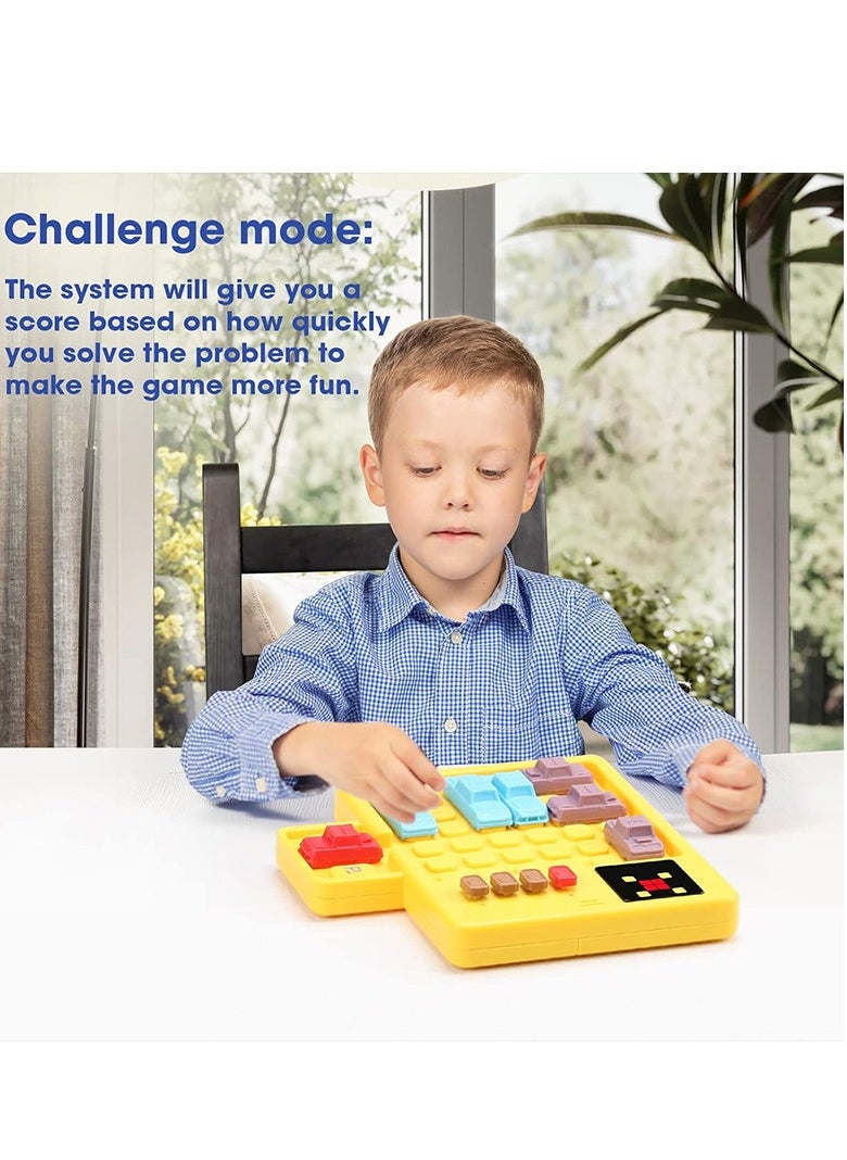 Smart car Huarong highway speed escape game maze puzzle 1500 level desktop brick game machine puzzle block automatic parking sensor logic thinking children's toys, super Rongdao game machine brain development children's thinking logic electronic decompression puzzle science and education toys