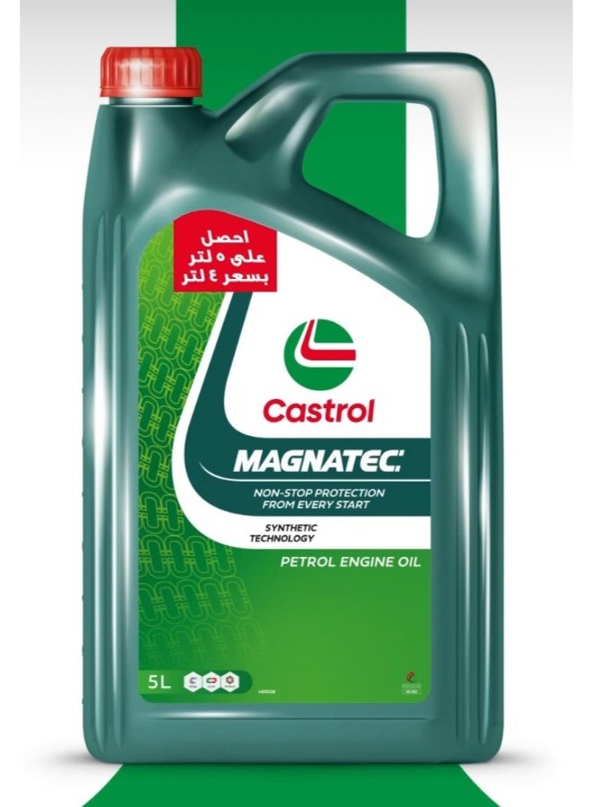 Castrol Magnatec 10W-40 Engine Oil (Fully Synthetic) 10,000 Km - 5L - Image 2