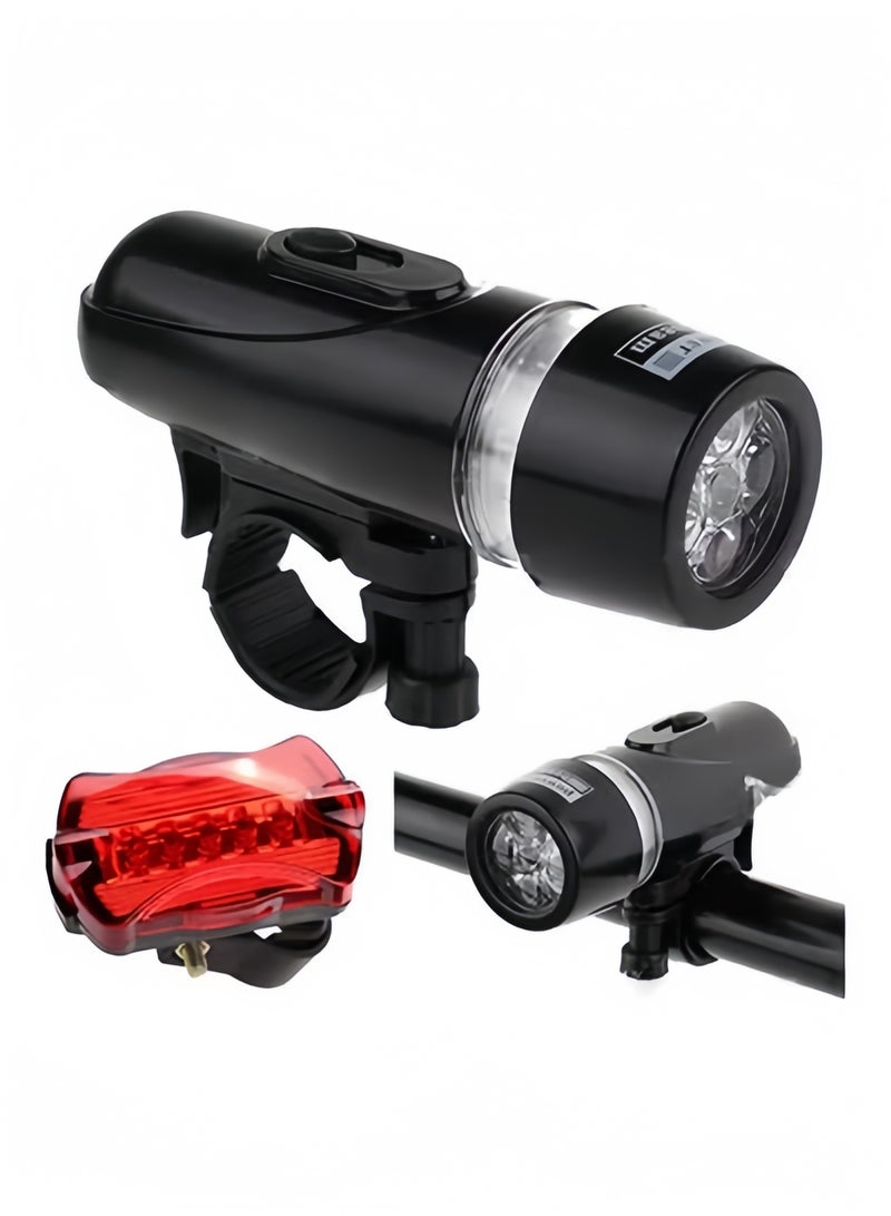 Bike Lights Set for Day/Night Riding, Bicycle Lights Front and Back with Several Lighting Modes, Versatile WaterProof Mounting Options, for Night Riding - Image 1
