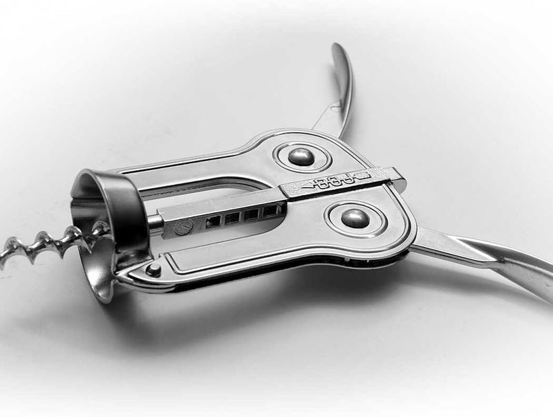 BOJ Olaneta Chrome-Plated Double Lever Corkscrew - Image 2