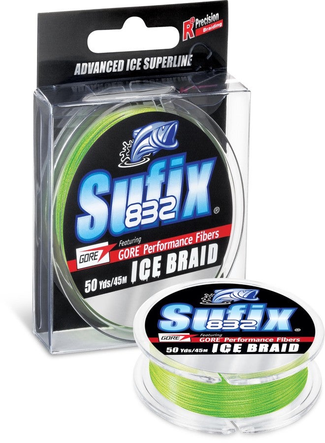 Sufix 832 Ice Braid 6 lb Neon Lime - Image 1