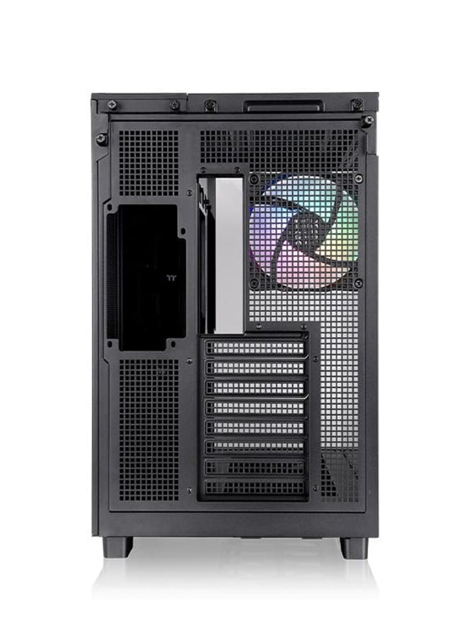 Thermaltake View 380 XL TG ARGB Mid Tower Chassis (Black) - Dual Chamber Design, Tempered Glass Panels, 4x 120mm ARGB Fans, 360mm Radiator Support, GPU Anti-Sag Brace, 3x 2.5" SSD + 1x 3.5" HDD, USB 3.2 Type-C, Enhanced Cooling & Cable Management | CA-11E-00M1WN-00 - Image 5