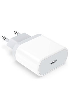 LIXES 20W Fast USB C Travel Charger Plug Adaptor for iPhone 14/14 Plus/14 Pro/14 Pro Max/13 12 11 SE XR XS Max X, Galaxy, Power Adapter USBC UK Charging  - Image 1