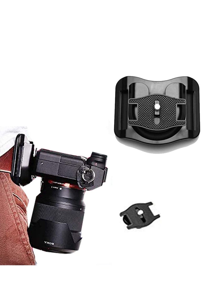 SYOSI Camera Holste, Camera Belt Mount, Hanger Sling Clip Holster for SLR DSL Camera - Image 1