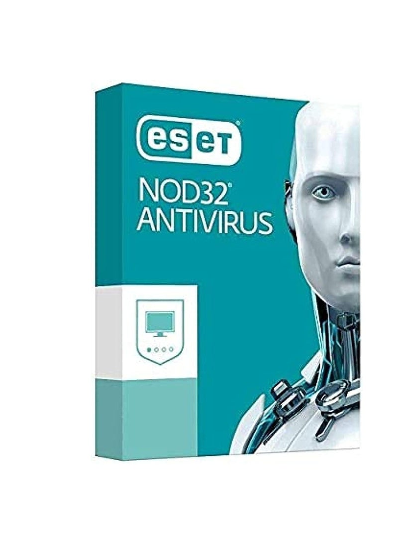 ESET NOD32 Antivirus 1 License For 2 User 1 Year multicolour 