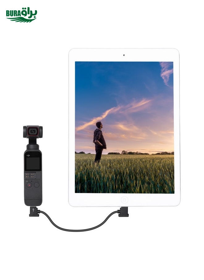 BURAQ - Sunnylife TY-X9304 Suitable For DJI Mavic Air 2S / DJI FPV Flight Glasses V2 / Mavic Mini2 / Osmo Pocket 2 Mobile Phone Tablet Cable 30cm Type-C to Type-C Cable - Image 1