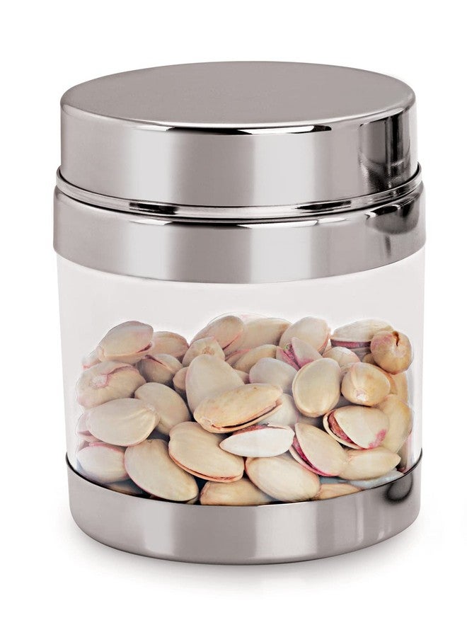 SMARTLOCK Maple Stainless Steel Transparent See Through Container, Set of 2 (470 ml Each) - Image 2