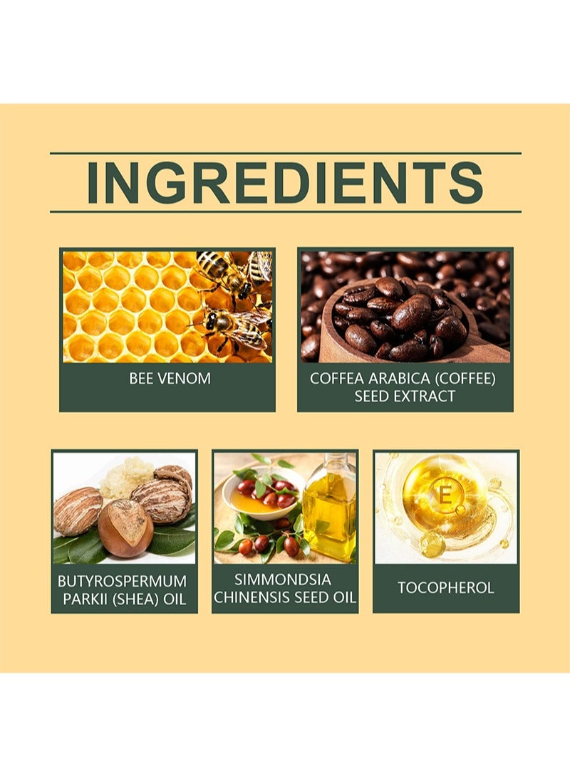وودسليب مصل سم النحل الفائق 100 مل (3.38 أونصة سائلة) - تركيبة متقدمة لإعادة تشكيل البشرة وتوحيد لونها - يعيد مرونة البشرة وشدها - ينشط إنتاج الكولاجين - ترطيب طويل الأمد - Image 3
