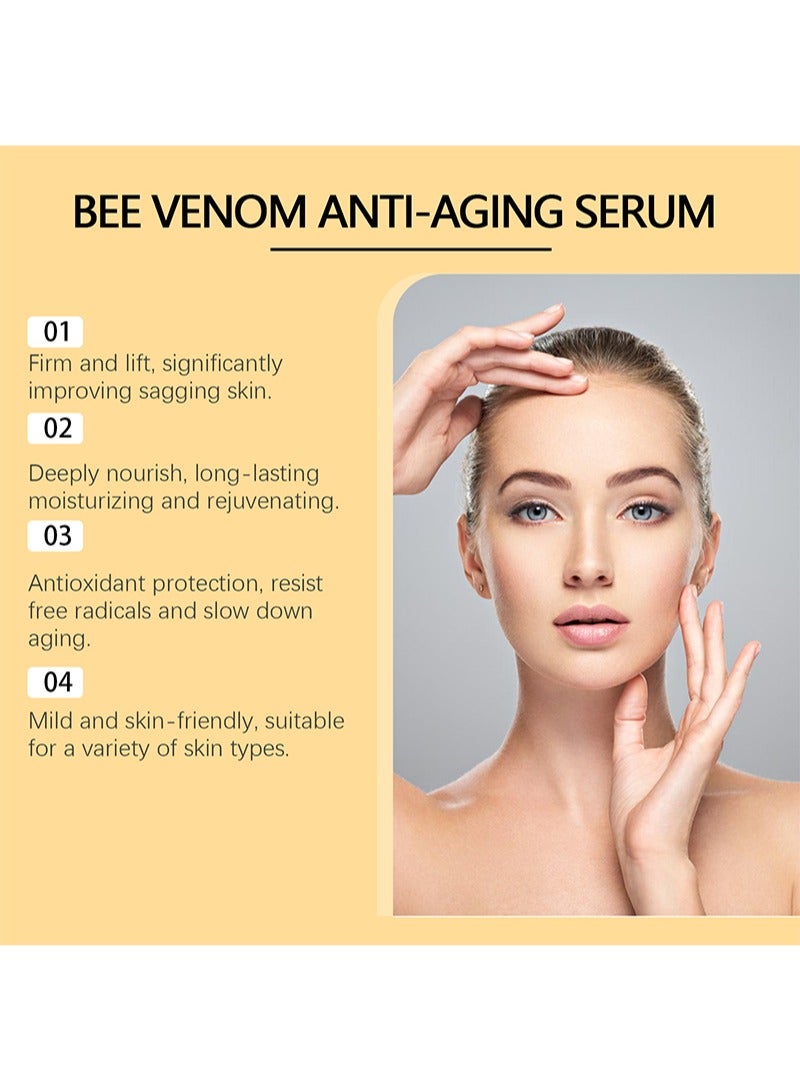 وودسليب مصل سم النحل الفائق 100 مل (3.38 أونصة سائلة) - تركيبة متقدمة لإعادة تشكيل البشرة وتوحيد لونها - يعيد مرونة البشرة وشدها - ينشط إنتاج الكولاجين - ترطيب طويل الأمد - Image 5