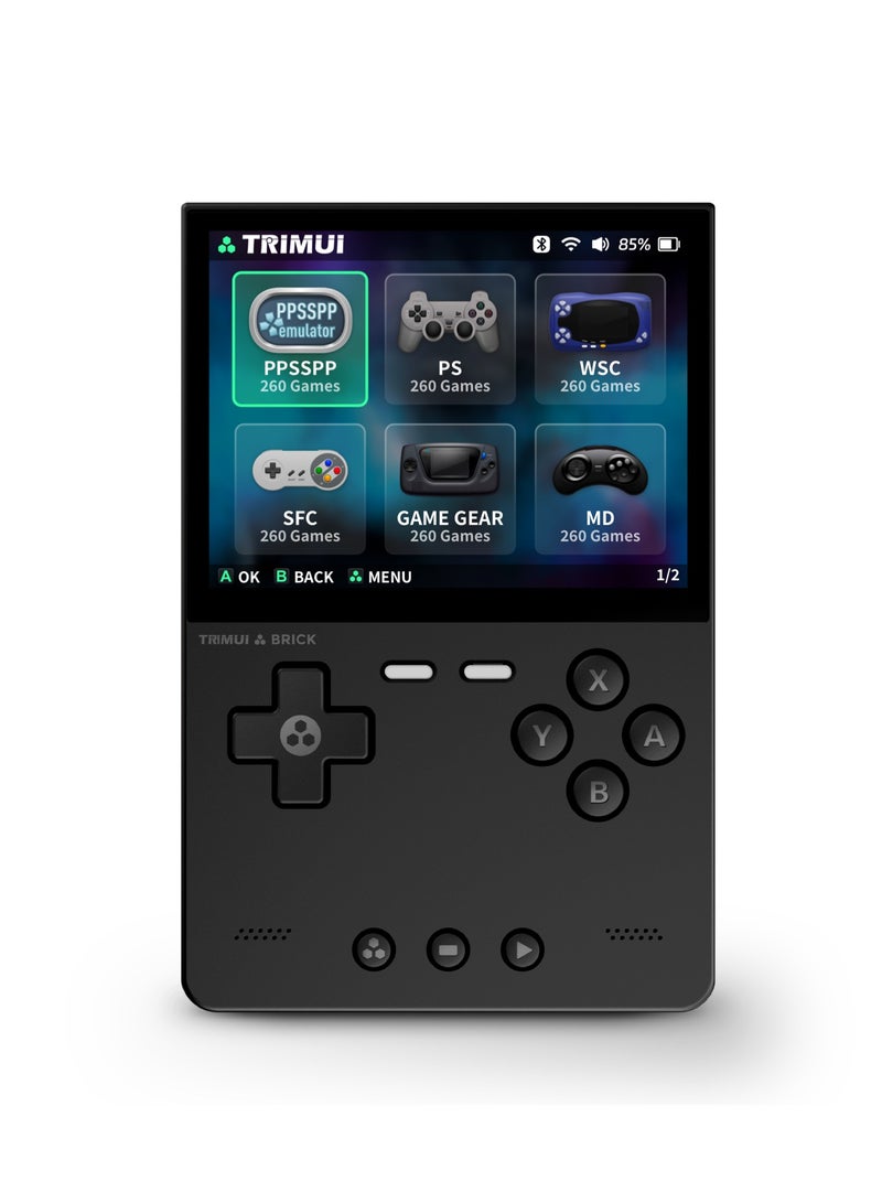 Trimui Brick Handheld Game Linux Console T3040 Portable Open-Source Allwinner A133P PowerVR GE8300 3.2 inches IPS Full-fit Screen Built-in Mono Microphone 3000mAh  - Image 1