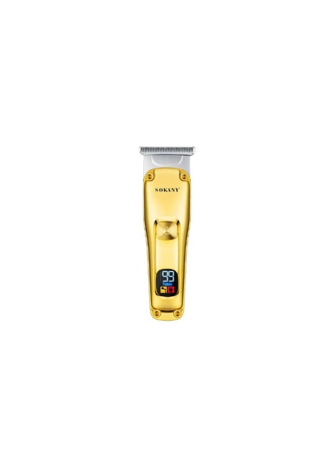 Sokany SK-16065 Professional Cordless Shaver with LED Display, Stainless Steel Blades, USB Charging Cable, - Image 2