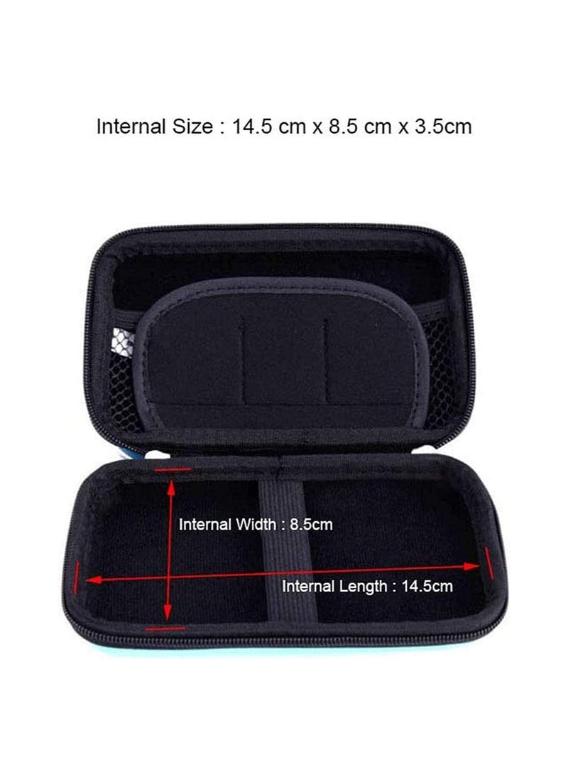 Captaintech Hard Travel Tech Organizer Case Bag for Electronics Accessories Charger Cord Portable External Hard Drive USB Cables Power Bank SD Memory Cards Earphone Flash Drive  - Image 4