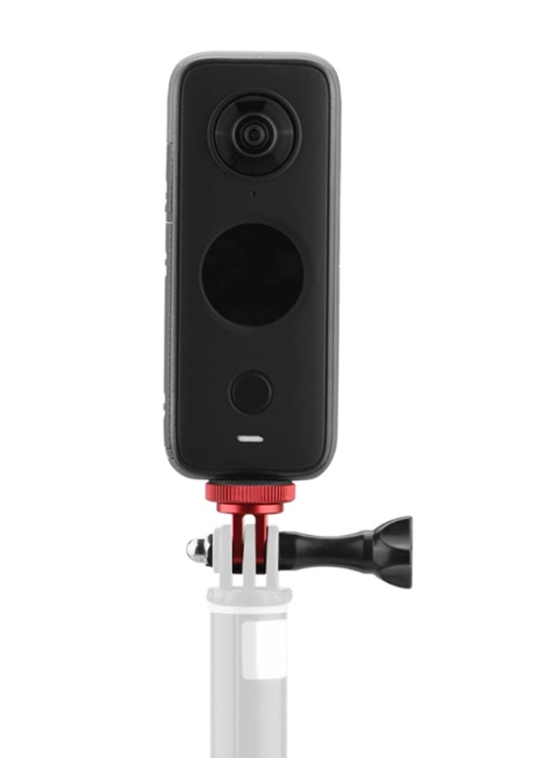 1PCS Metal Mount Base Adapter with 1/4 Screw Stand Made of Durable Aluminium Alloy for Insta360 ONE X2 and X Camera Accessories Parts for Secure and Stable Support - Image 2