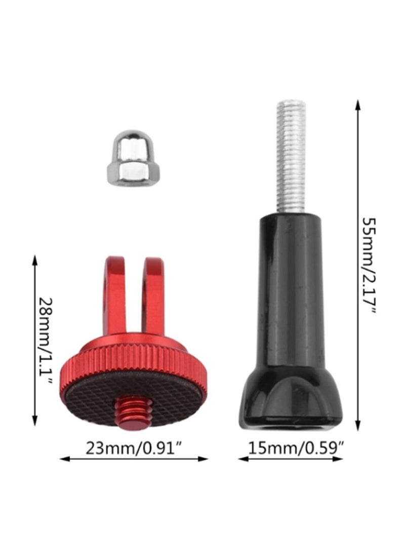 1PCS Metal Mount Base Adapter with 1/4 Screw Stand Made of Durable Aluminium Alloy for Insta360 ONE X2 and X Camera Accessories Parts for Secure and Stable Support - Image 4