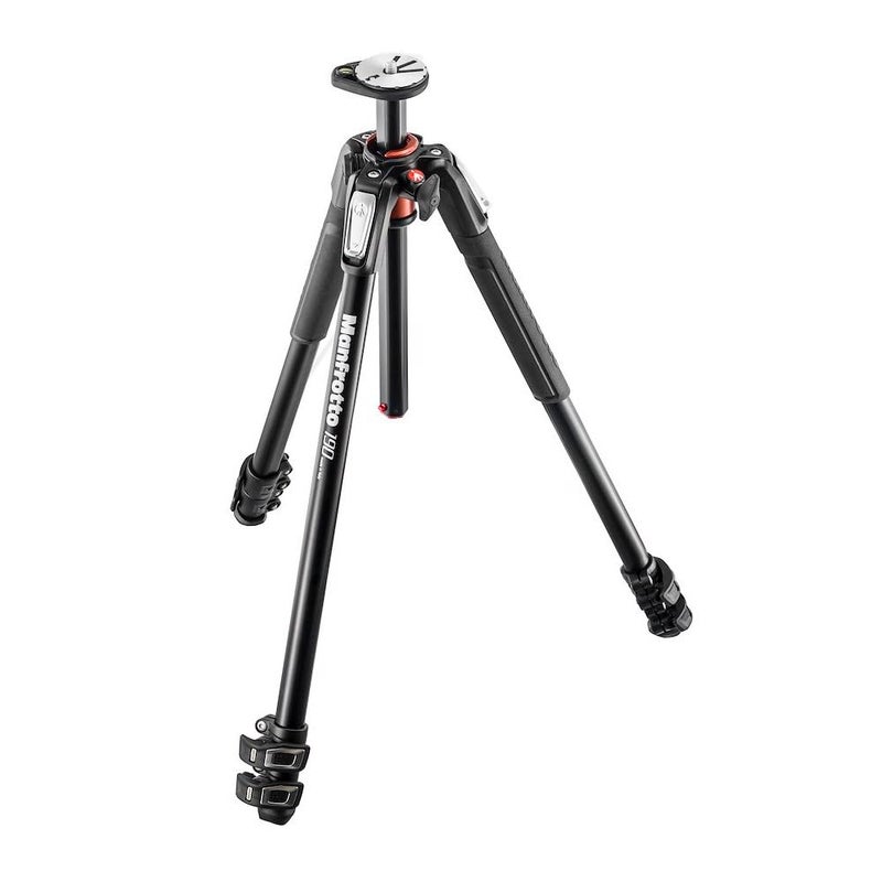 Manfrotto مانفروتو 190XPRO ثلاثي القوائم من الألمنيوم 3 أقسام مع عمود أفقي - Image 1