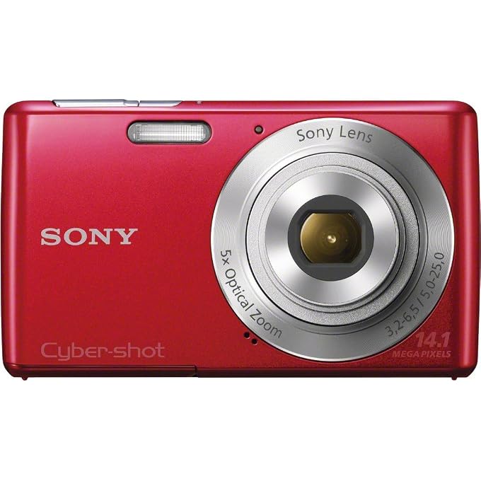 Cyber-shot DSC-W620 14.1 MP Digital Camera with 5x Optical Zoom and 2.7-Inch LCD (Red) (2012 Model)