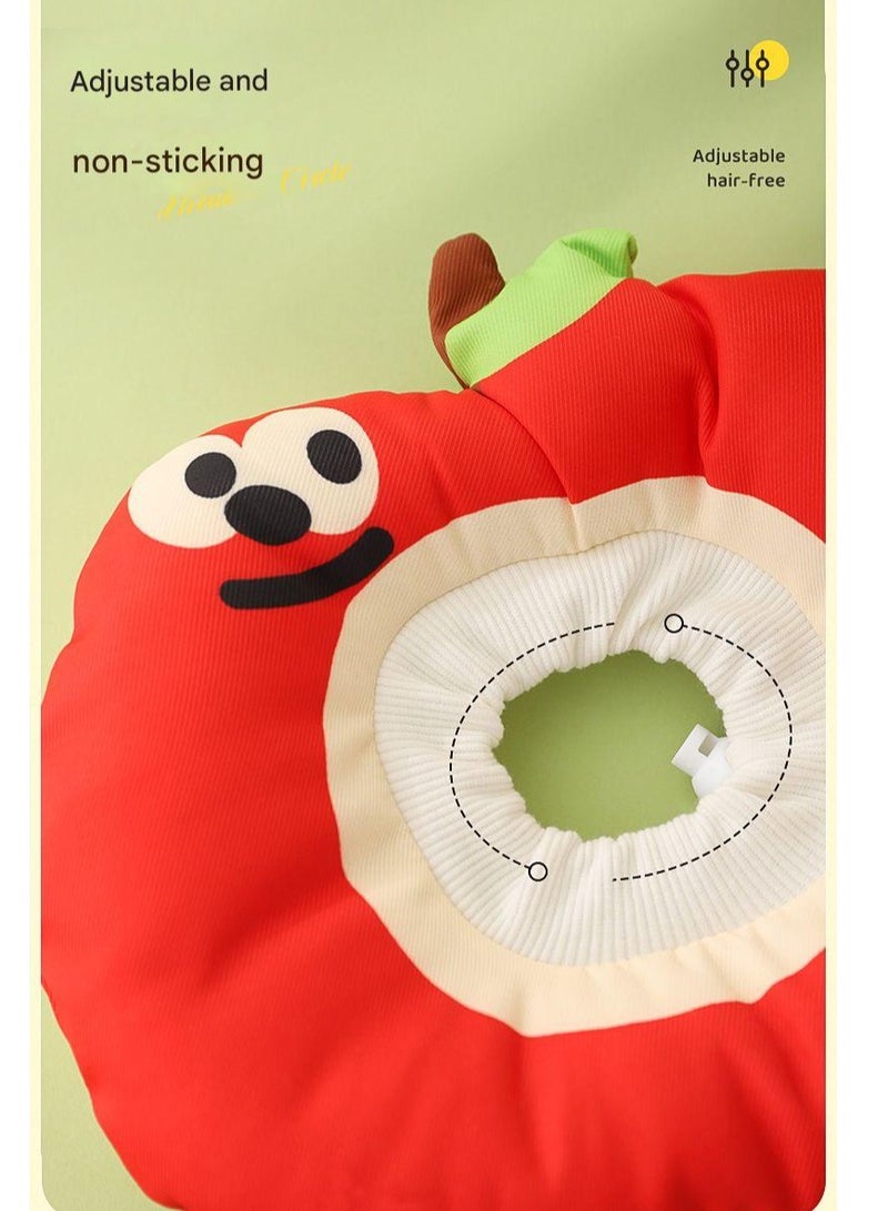 A.M Elizabethan collar for cats and dogs, headgear, sterilization collar, Apple Design - Image 4