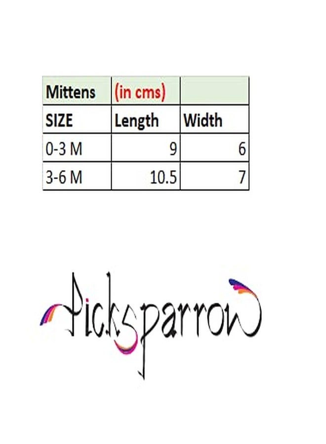 PICKSPARROW Soft Cotton Newborn Baby Mittens Set/Newborn Essentials (Solid White, Pack of 4) (0-3 Months) - Image 4