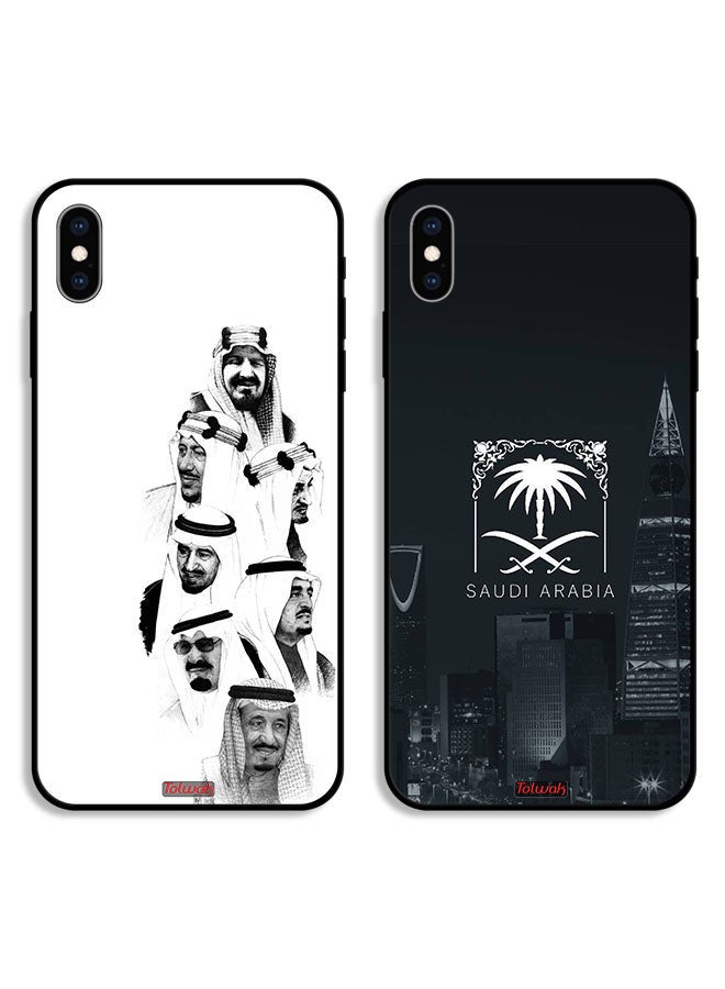 Tolwak Two Cases For Apple iPhone XS Max Protective Covers Saudi Arabia Kings - Image 1