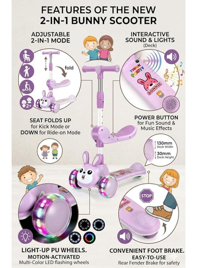 2 In 1 Scooter For Kids - Image 2