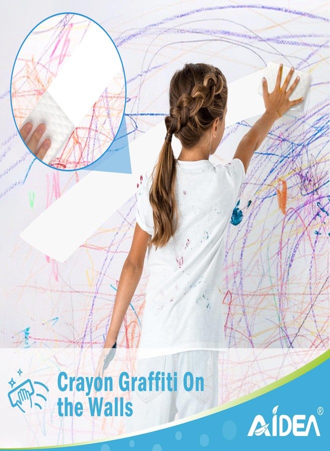 AIDEA Magic Sponges Cleaning Eraser, 2X Density Stronger Sponge for Household, Powerful Scrubber Foam Pads, Multi-Surface Cleaning Supplies for Kitchen, Furniture, Bathroom, Sink, Wall, 48 Pads - Image 4