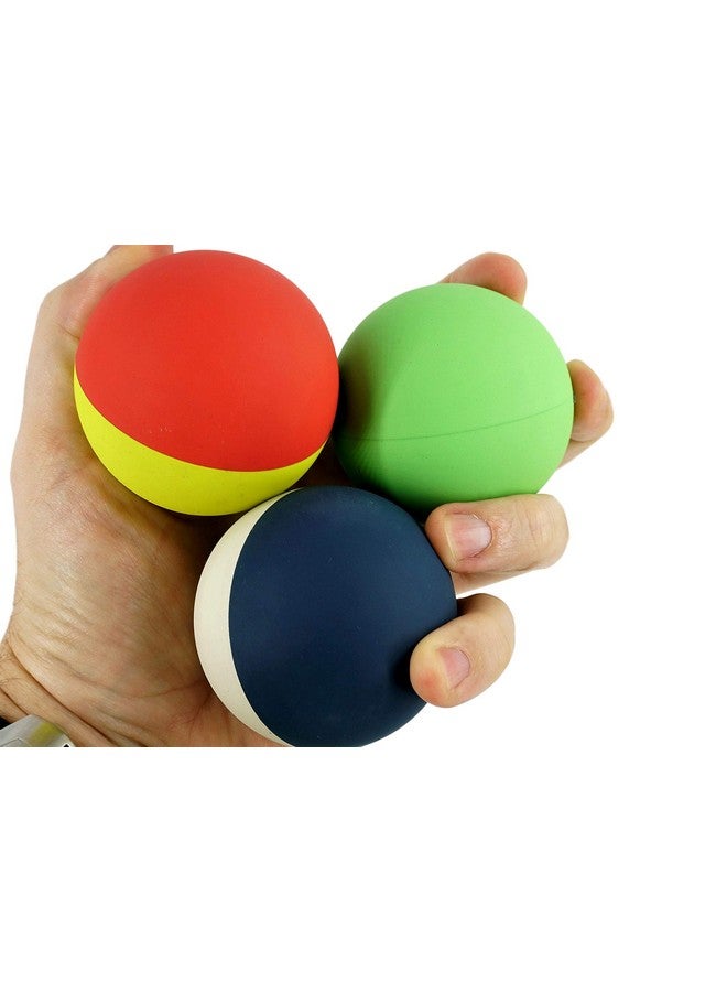 Ja-Ru JA-RU Super Bounce Balls (6 Balls Assorted) 2.3 Inch Dual Color Bouncy Balls for Kids. Rubber Stress Ball, Stocking Stuffer, Treasure Box Toys for Classroom & Party Favors 990-6p. - Image 5