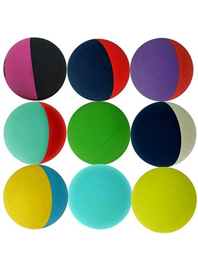 Ja-Ru JA-RU Super Bounce Balls (6 Balls Assorted) 2.3 Inch Dual Color Bouncy Balls for Kids. Rubber Stress Ball, Stocking Stuffer, Treasure Box Toys for Classroom & Party Favors 990-6p. - Image 2