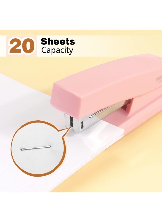 Stapler, Office Stapler, Desktop Stapler for School College Office Supplies Portable Durable Staplers - Image 2