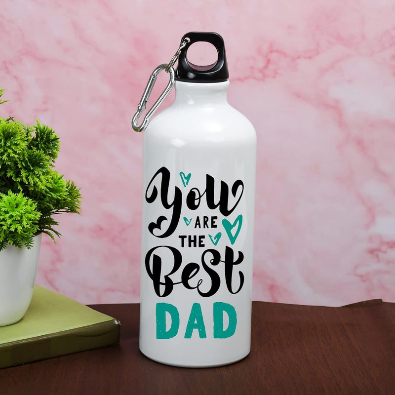 V Kraft Best dad Ever Unique dad Quote Printed Stylish sipper bottle for daad on The Occassion of Birthday Anniversayfathers Day and Any Other Special Occassion water bottle 600ml 49